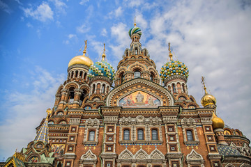 Fototapeta na wymiar The Church of the Savior on Blood in Saint Petersburg, Russia 