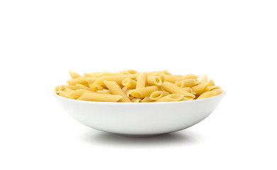 Pasta penne macaroni in bow