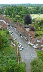 Arial view of Warwick Neighborhood