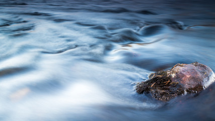 Long exposure of a river