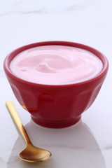 Artisan greek strawberry yogurt