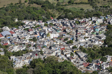 Aerial view of Alto Lucero, Veracruz, Mexico. Alto Lucero is located at 21 miles of Xalapa, capital of the state of Veracruz