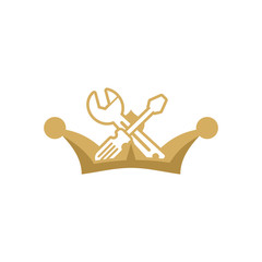 Repair King Logo Icon Design