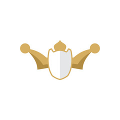 Shield King Logo Icon Design