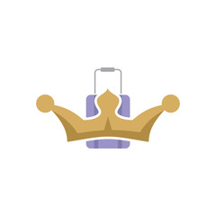 Travel King Logo Icon Design