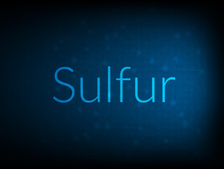 Sulfur abstract Technology Backgound