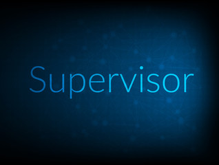 Supervisor abstract Technology Backgound