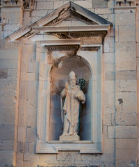 Fototapeta na wymiar religious statue in Dubrovnik Croatia 