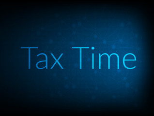 Tax Time abstract Technology Backgound