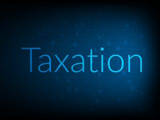 Taxation abstract Technology Backgound
