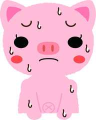 子ブタちゃん　焦り