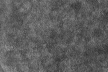 Fototapeta na wymiar Gray fabric texture (microfiber cloth).