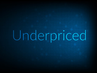Underpriced abstract Technology Backgound