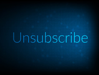 Unsubscribe abstract Technology Backgound