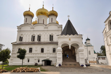Architecture of the Holy Trinity Ipatievsky Monastery. Here the first tsar of the Romanov dynasty. Golden Ring of Russia