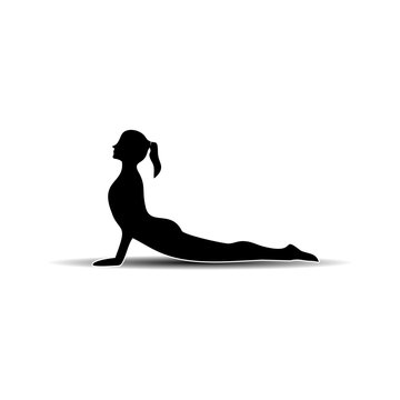 bhujangasana yoga vector