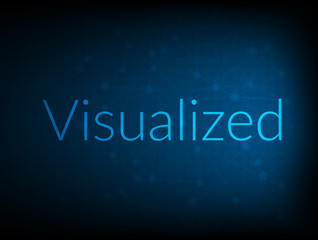 Visualized abstract Technology Backgound