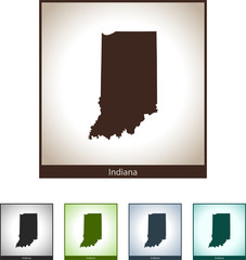 map of Indiana