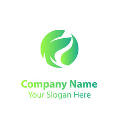 Abstract logo design in gradient color style on white background, Abstract graphic icon, logo design template, symbol for company