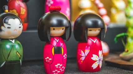 Kokeshi Japanese Dolls