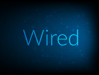 Wired abstract Technology Backgound