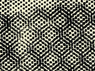 Abstract grunge vector background. Monochrome raster composition of irregular graphic elements.