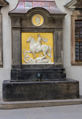 Obraz premium August der Starke Relief