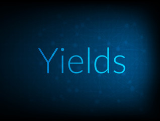 Yields abstract Technology Backgound