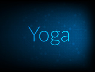 Yoga abstract Technology Backgound