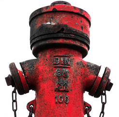 Roter Hydrant