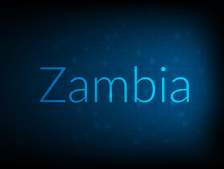 Zambia abstract Technology Backgound