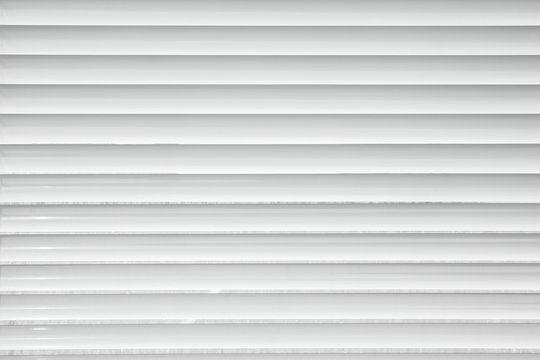 White venetian blinds, closeup