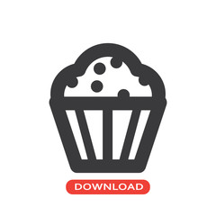 Cupcake dessert icon