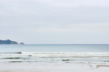 Blue sea. Beautiful view. Clear sky