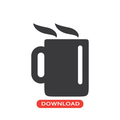 Coffee hot jar icon