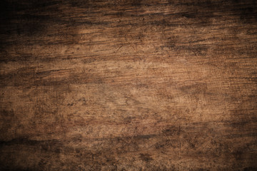 Old grunge dark textured wooden background,The surface of the old brown wood texture