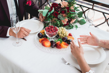 plums raspberry peach strawberry grapes