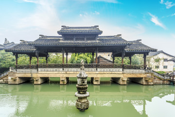 Wuzhen's beautiful rivers and ancient architectural landscapes