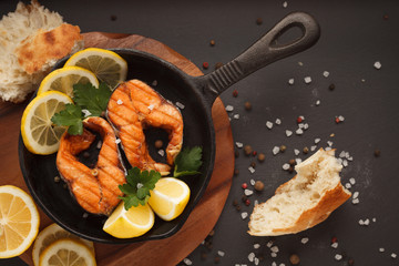 Fried or grilled fish