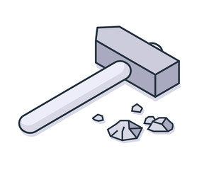 Large Hammer Icon