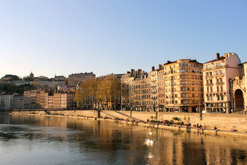 Lyon al atardecer
