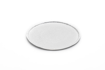 lid of packaging on white background