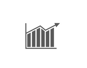 Modern Business Statistics Diagram symbol, icon