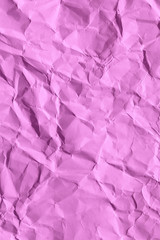 Fototapeta premium Background of purple with a texture of paper, which was crumpled and aged. The fashionable color of the season is Spring Crocus.