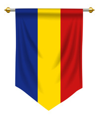 Fototapeta premium Romania Pennant