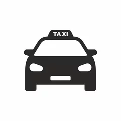 Foto op Plexiglas Taxi icon © Janis Abolins