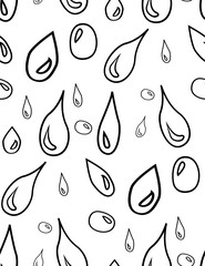 Drops rain pattern