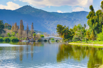 Fototapeta na wymiar Kunming Dianchi Lake