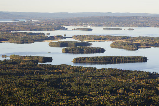 River and forest in Dalarna, Sweden