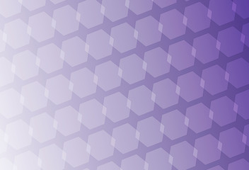 Illustration of polygon shapes on ultraviolet gradient
